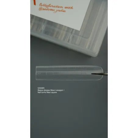 GA&MA viršūtinės formelės Maxi square/ Nail forms Maxi square