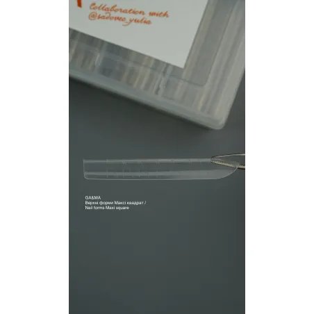 GA&MA viršūtinės formelės Maxi square/ Nail forms Maxi square