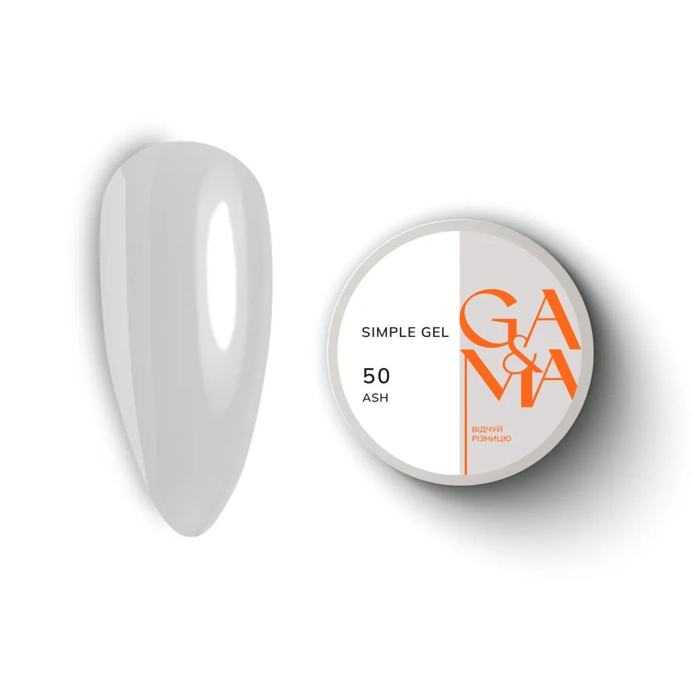 Simple gel 050 Ash