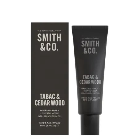 Smith & Co rankų ir nagų odelių kremas „Tabac & Cedarwood“