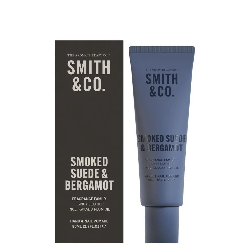 Smith & Co rankų ir nagų odelių kremas „Black Oud & Saffron“