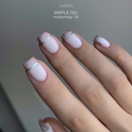 Simple gel 020 Molochnyy